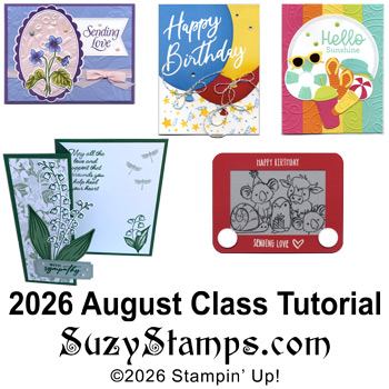 2026 August Class Tutorial