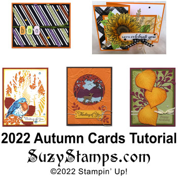 2022 Autumn Cards Tutorial