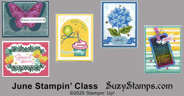 2025 June Stampin' Class