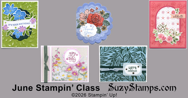 June Stampin' Class