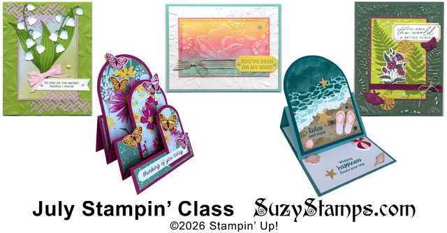 July Stampin' Class