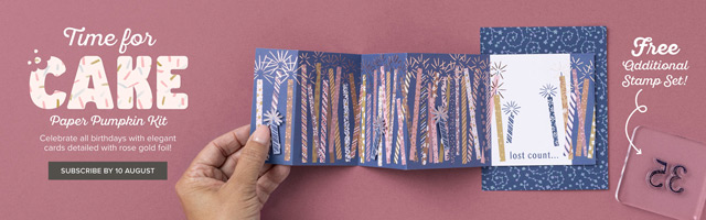 Paper Pumpkin Time for Cake